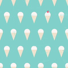 Seamless Ice Cream Background