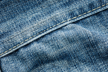 close up skin of jeans