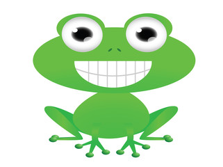 cute frog cartoon