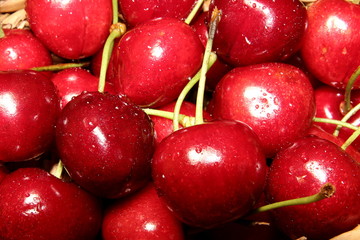 Sweet fresh cherries