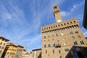 Obraz premium Palazzo Vecchio - Historic centre of Florence in Italy