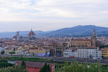 Obraz premium Historic centre of Florence in Italy
