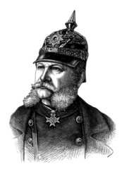 Fototapeta premium Prussian King - 19th century