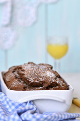 Chocolate cake.