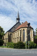Fototapeta na wymiar Evangelische Apostelkirche Münster Westfalen