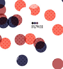 Bright colorful geometric modern design template