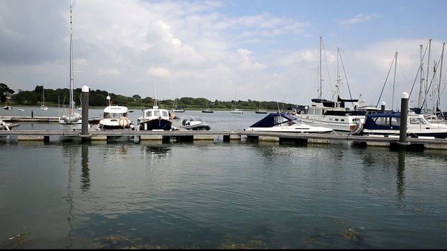 Lymington Hampshire England uk on the Solent near the New Forest