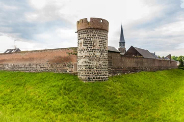 Poster 2536 Zons - historische Stadtmauer © hanseat