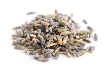 Getrocknete Lavendelblüten