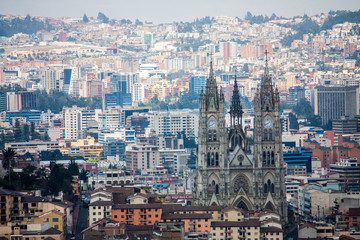 Quito Ecuador city view
