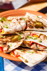 tortilla with vegetables