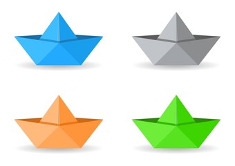 Obraz premium Origami boats