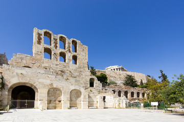 Fototapeta premium Monuments in Athens around acropolis