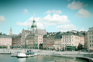 Stockholm, Sweden. Cross processing filtered tone.