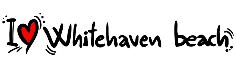 Whitehaven beach love