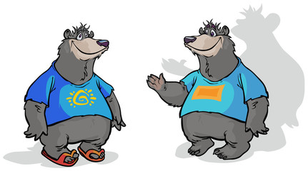 Two cartoon Bear characters.