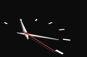 Clock background, vector