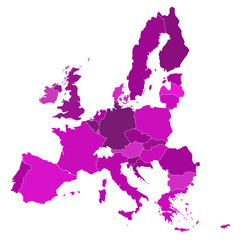 vector mape of europe