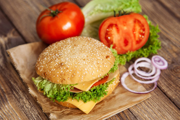 Hamburger ingredients