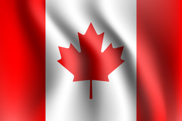 flaga Kanady wektor