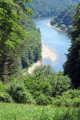 Fototapeta na wymiar Donaudurchbruch in Kelheim