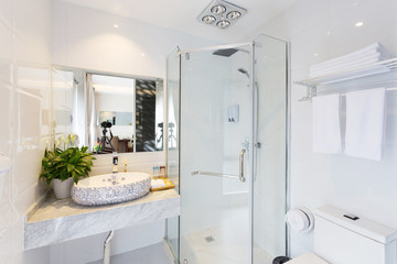 bathroom in hotel