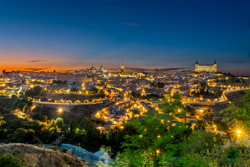 Fototapeta na wymiar Toledo panoramic