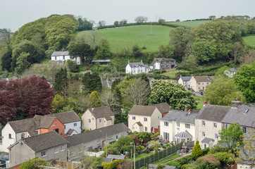 Laugharne, aerial view