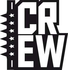 Crew Stars Logo Design