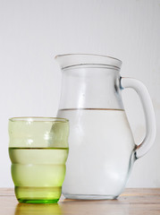 jug and glass of cold water