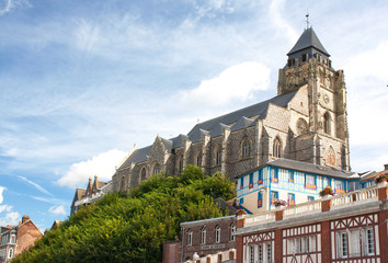 Le Tréport. Eglise Saint-Jacques. Seine-Maritime. Normandie