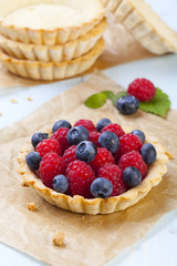 Tartlets with forest fruit