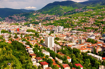 Fototapeta na wymiar Sarajewo krajobraz