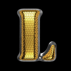 Fototapeta premium silver and golden figure