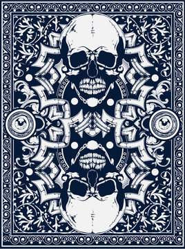 Skull card