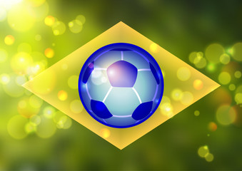 Fototapeta premium Ñolor background in Brazil flag concept