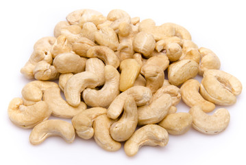 Heap of cashew nuts