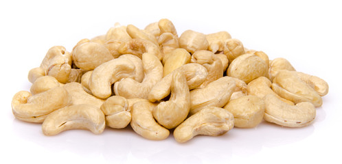 Heap of cashew nuts