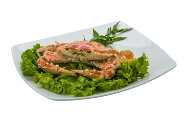 Boiled crab