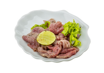 Beef carpaccio