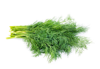 dill isolated on white