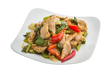 Pork with vegetables
