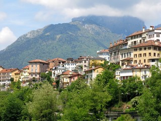 Fototapeta na wymiar Belluno Village Town Italy