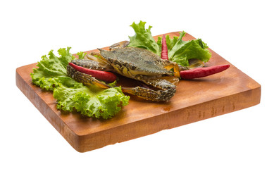 Raw crab