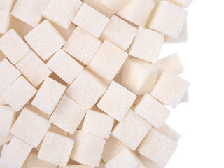 Heap of refined sugar