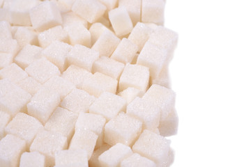 Heap of refined sugar