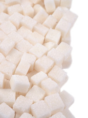 Heap of refined sugar