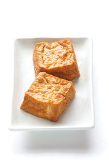 deep fried tofu bubble or bean curd tofu