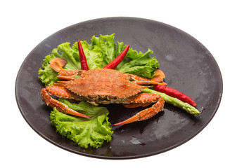 Boiled crab