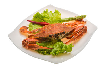 Boiled crab